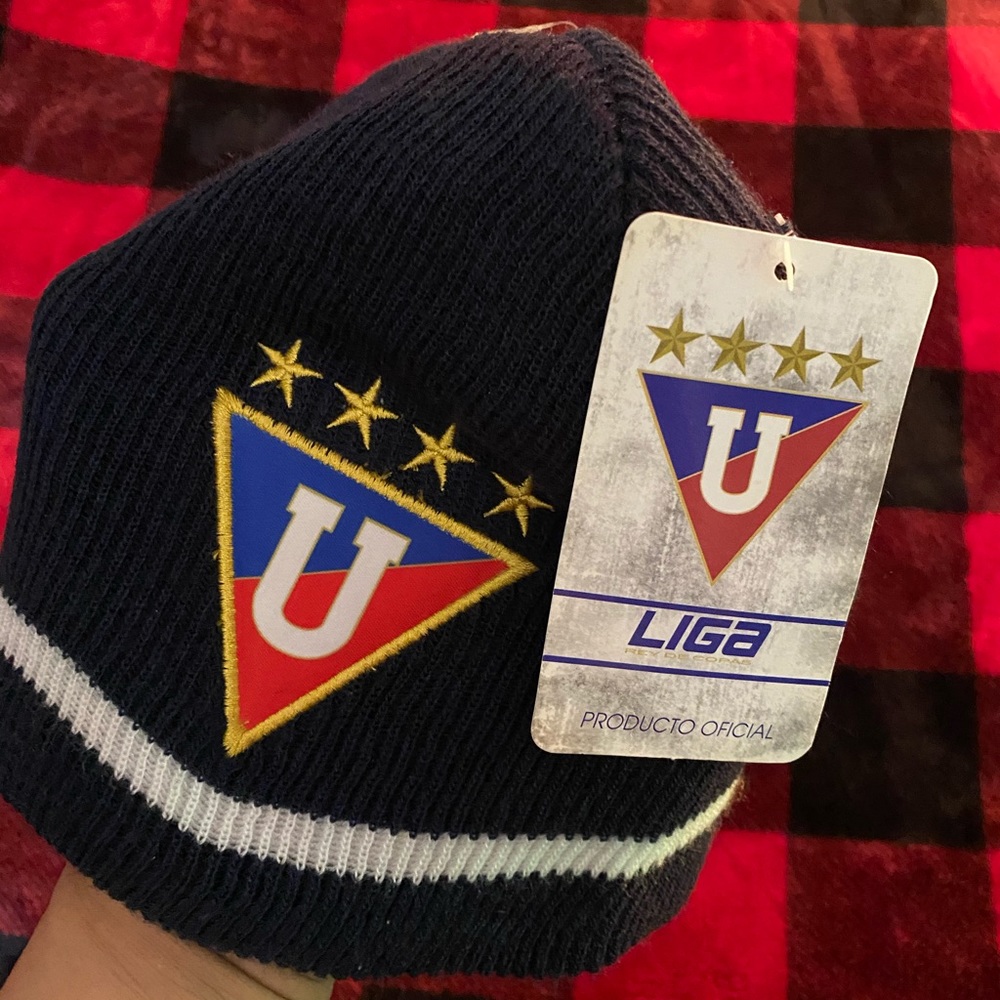 Ecuador’s Liga de Quito soccer team beanie